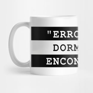 ERROR 404: DORMIR NO ENCONTRADOR Mug